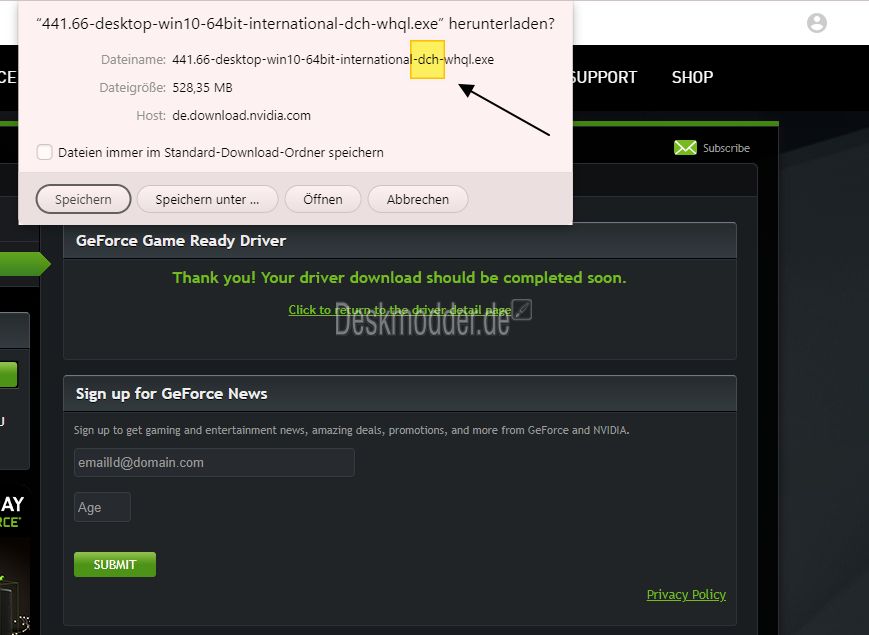 Nvidia Andert Die Downloads Der Grafiktreiber Auf Dch Treiber Keine Standard Treiber Mehr Deskmodder De