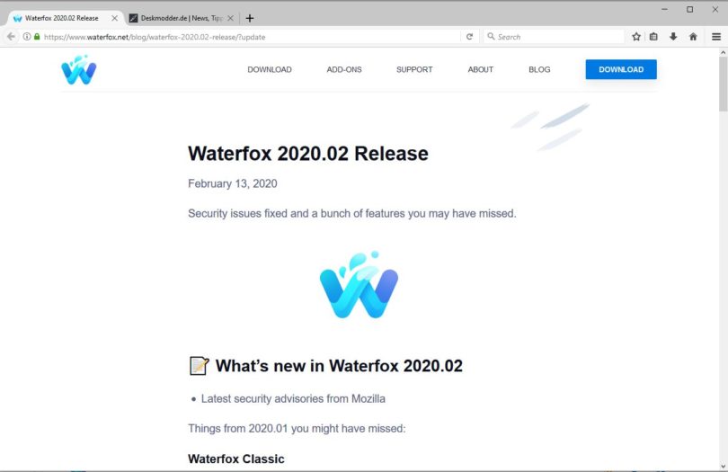 waterfox alpha waterfox alpha