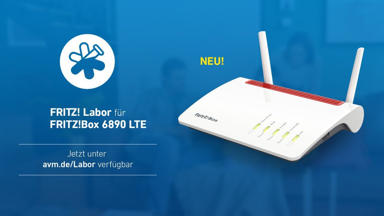 LTE mit FRITZ!Box nun 6890 einem Update Labor auch