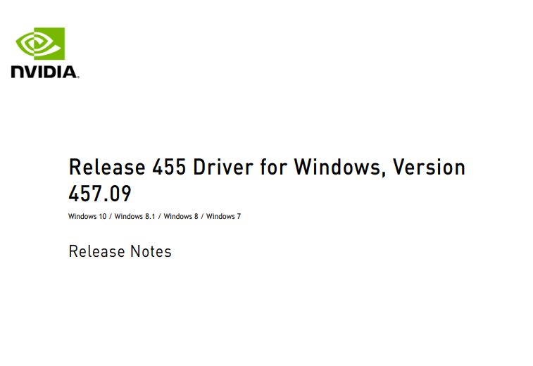 Nvidia geforce 457.09 2025