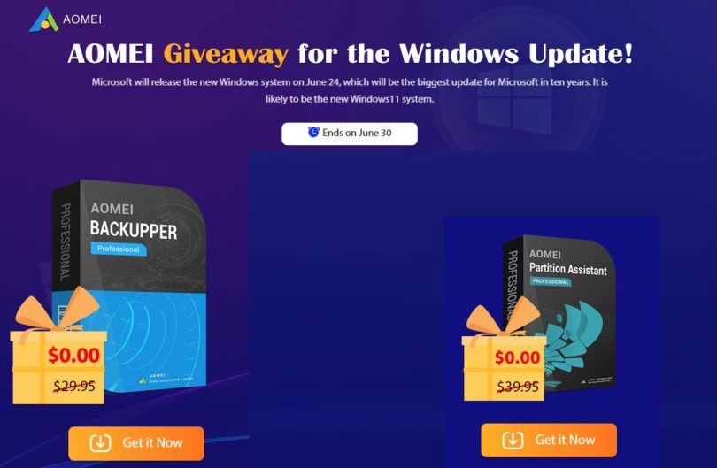 aomei partition assistant pro giveaway
