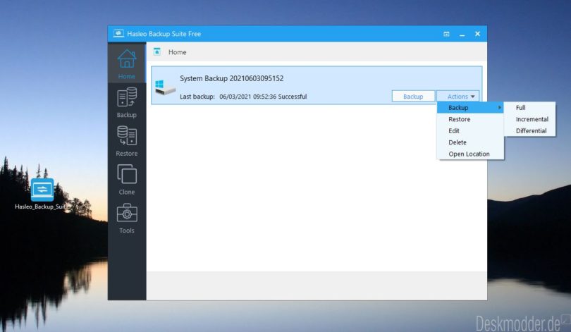 Hasleo Backup Suite 4.0 instaling