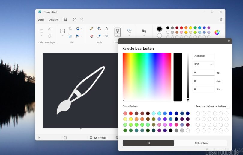 Windows 11 Paint App mit verbesserten Dialogfenstern und mehr [Update] Deskmodder.de