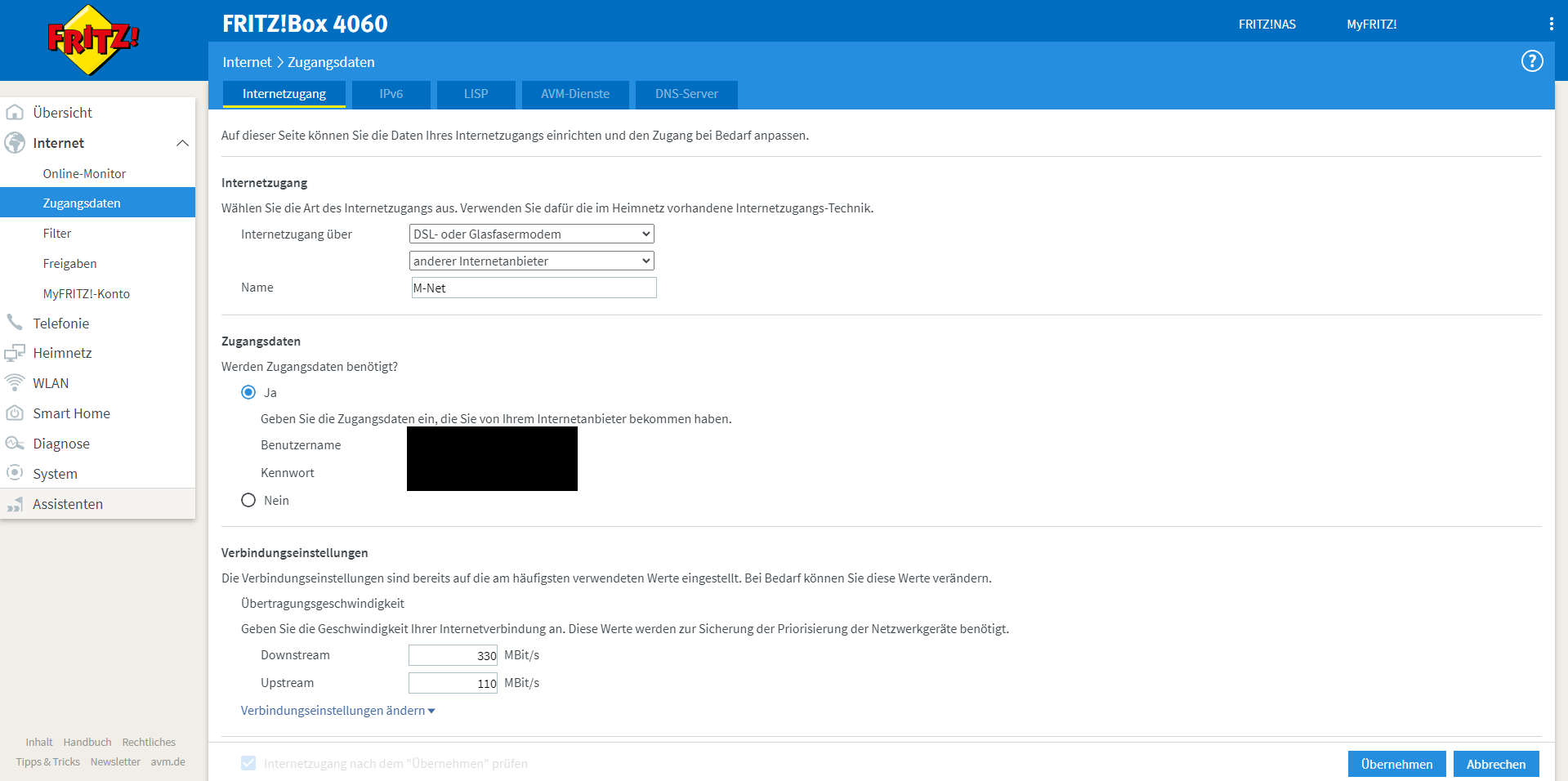 FRITZ!Box Test von neuer im AVM WLAN-Router 4060: