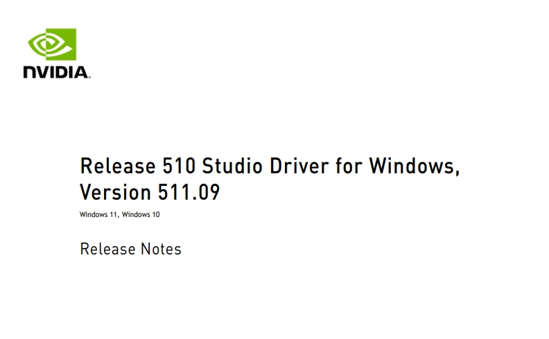 Nvidia Studio Driver 511 09 With Image Scaling Shader Cache Size And Vertical Sync Techfeeddata