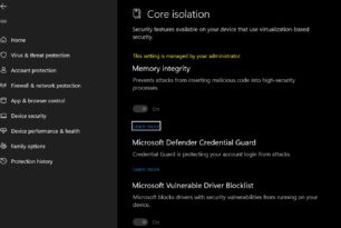 Windows Defender: Neue Sicherheitsoption Microsoft-Blockliste für anfällige Treiber