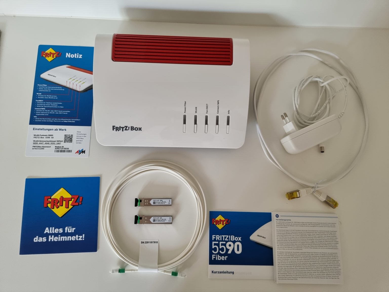 FRITZ!Box 5590 Glasfaser Topmodell von AVM im Test Deskmodder.de