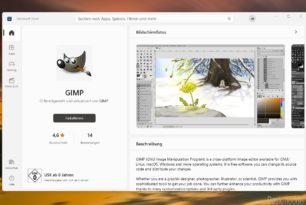 GIMP jetzt ganz offiziell im Microsoft Store [Update]