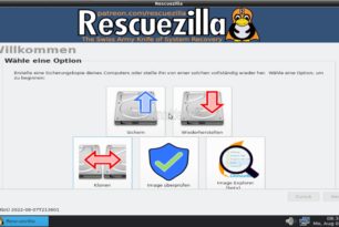 Rescuezilla 2.4.1 mit Ubuntu 22.04 und Ubuntu 20.04 als Auswahl wegen grafischen Problemen