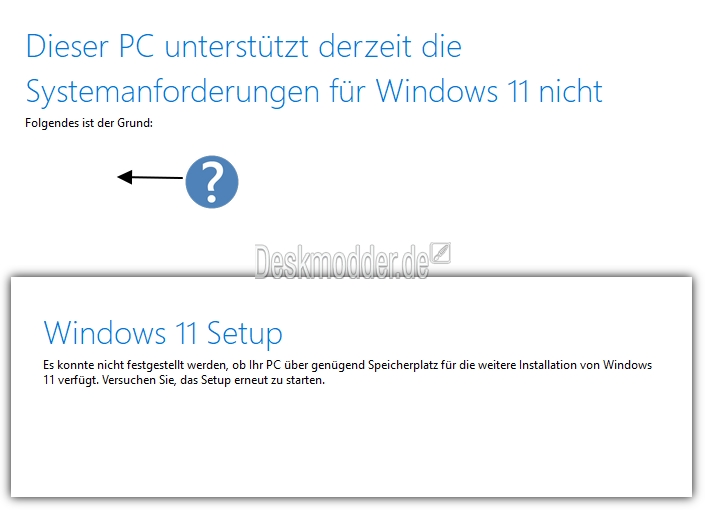 Windows 11 auf einem dynamischen Datenträger installiert - Upgrade auf  Windows 11 22H2 schlägt fehl (0x8007001) 