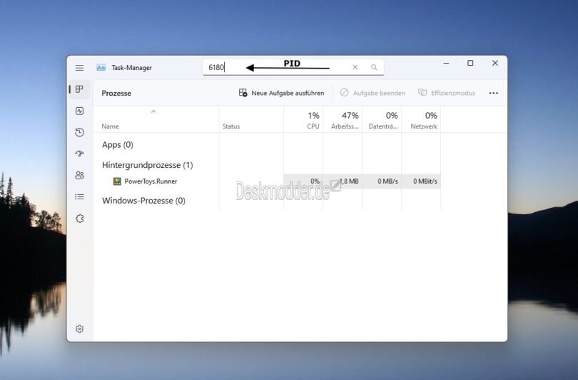 Windows 11: Microsoft testet derzeit eine Suchleiste im Task-Manager ...
