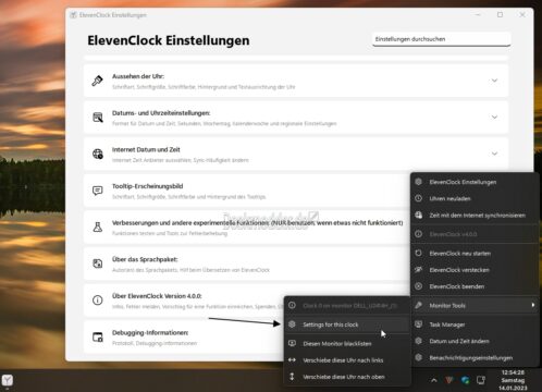 for iphone download ElevenClock 4.3.0