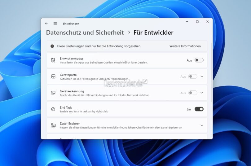 Windows 11 Uhrzeit ausblenden, Task beenden oder auch Wetter mit besserer Anzeige in der