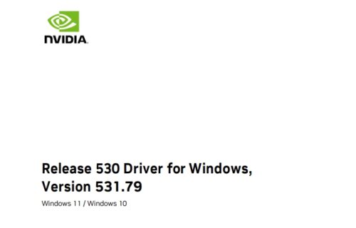 Geforce 531.79 supports Redfall and upcoming NVIDIA DLSS 2-enabled titles