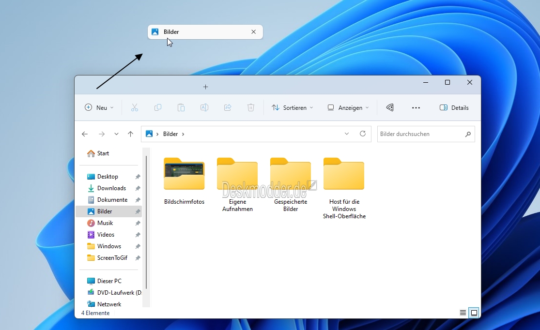 Windows 11 Datei Explorer Tabs lösen und zusammenführen kommt ...