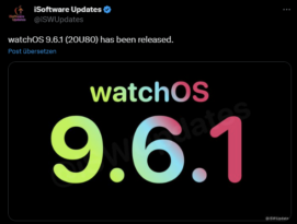 WatchOS 9.6.1 für die Apple Watch WatchOS 9.6.1 für die Apple Watch