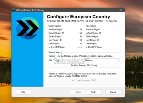 free MSEdgeRedirect 0.7.5.0 for iphone download