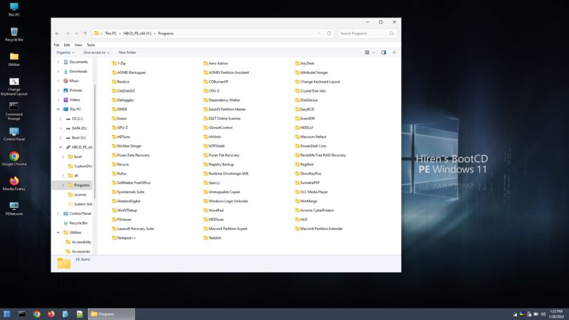 Hiren’s BootCD PE nutzt jetzt Windows 11 22H2 [Update: 1.0.8 ...