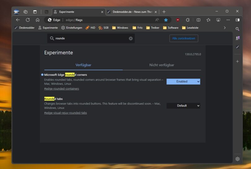 Edge Browser Tab Rounded Microsoft Edge Abgerundete Tabs verschwinden bald - Deskmodder.de