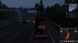 Das Spiel "Euro Truck Simulator 2", ausgeführt auf einem Acemagic LX15 Pro