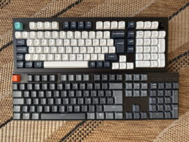 Keychron K10 QMK im Vergleich mit einer Keychron Q5 Max