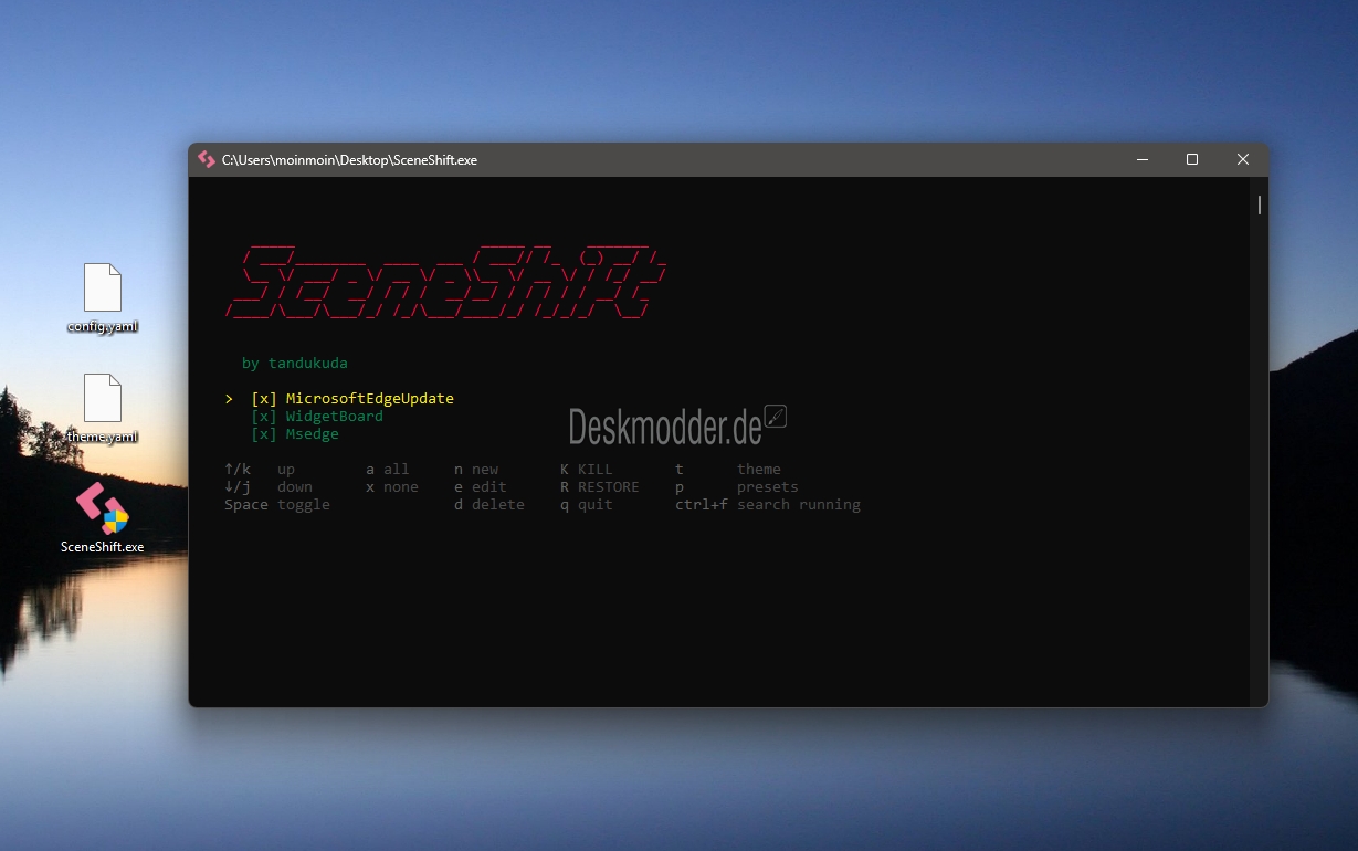 SceneShift-Mehrere-Programme-und-Hintergrundanwendungen-auf-einmal-beenden