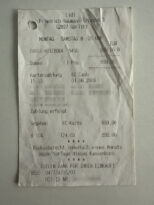 Die beigelegte Lidl-Quittung aus dem Jahr 2006