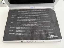 Auch solche Tastatur-Schutzauflagen finden sich selten bei gebrauchten Notebooks wieder.