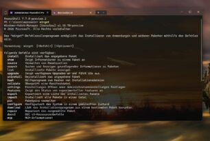 WinGet (Windows Package Manager) 1.30.70 korrigiert einen Absturz