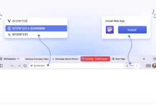 Vivaldi 8.2 mit integriertem Rechner im Adressfeld und mehr