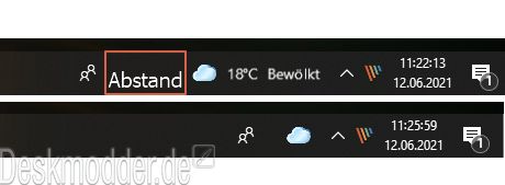 Datei:Windows 10 Wetter Taskleiste Abstand.jpg