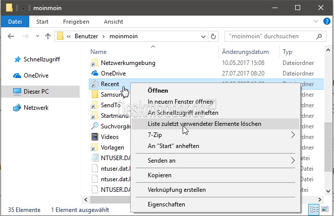 Datei:Liste zuletzt verwendeter Dateien loeschen.jpg