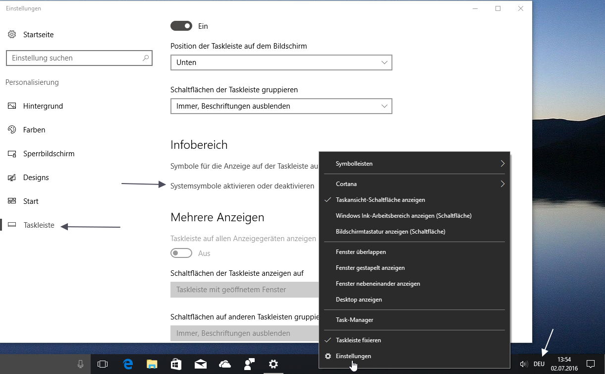 msn nachrichten aus taskleiste entfernen