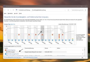 Zuverlaessigkeitsverlauf vs. Ereignisanzeige Windows 11 001.jpg