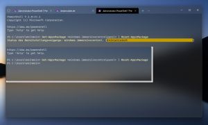 Einstellungen oder Apps zuruecksetzen mit Reset-AppxPackage Windows 11 001.jpg