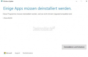 Einige Apps muessen deinstalliert werden Windows 10 1803 Funktionsupdate.jpg