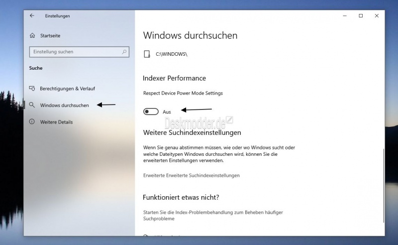 Datei:Suche Energiemodus Einstellung Windows 10.jpg