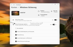 Windows Sicherung Meine Einstellungen speichern wieder loeschen 001.jpg