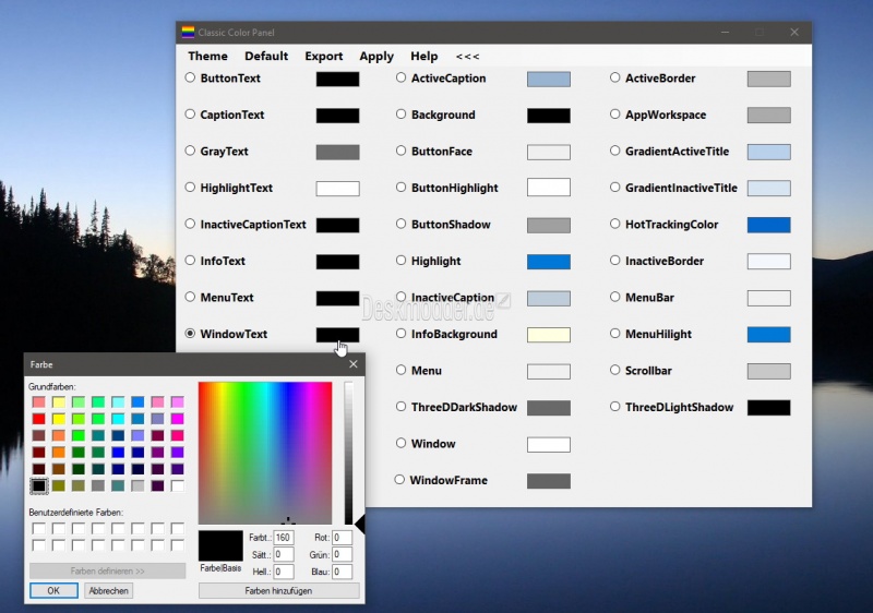 Datei:Classic-Color-Panel-Farben-von-Windows-10-aendern.jpg