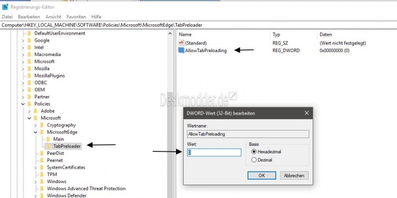 Datei:Microsoft Edge vorladen von Seiten verhindern Windows 10 -2.jpg