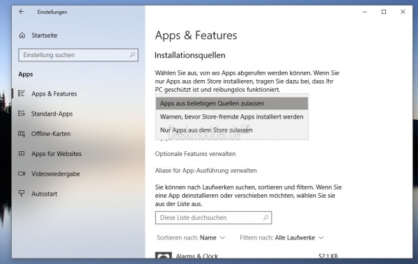Windows 10 Apps Einstellungen Die Übersicht Deskmodder Wiki