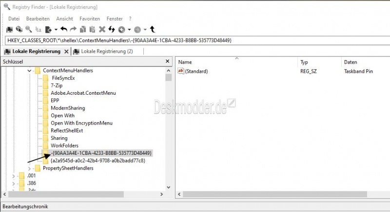 Datei:Kontextmenue An Taskleiste heften entfernen Windows 10.jpg
