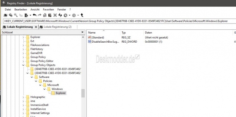 Datei:Websuche deaktivieren Registry Windows 10 .jpg