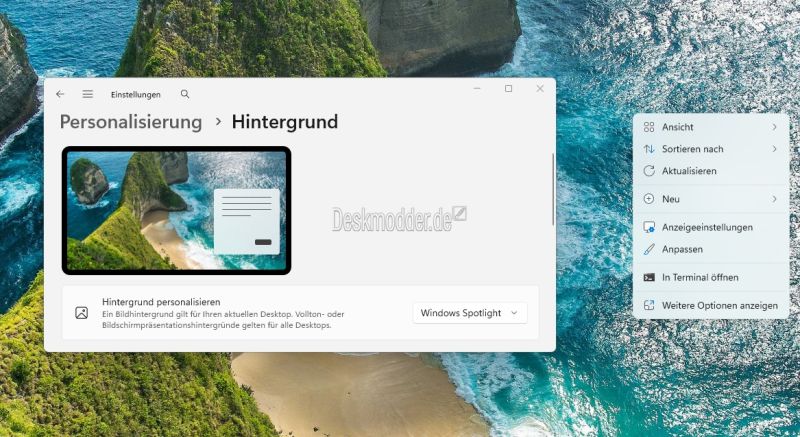 Datei:Windows Spotlight Kontextmenue Dieses Bild erkunden entfernen 003.jpg