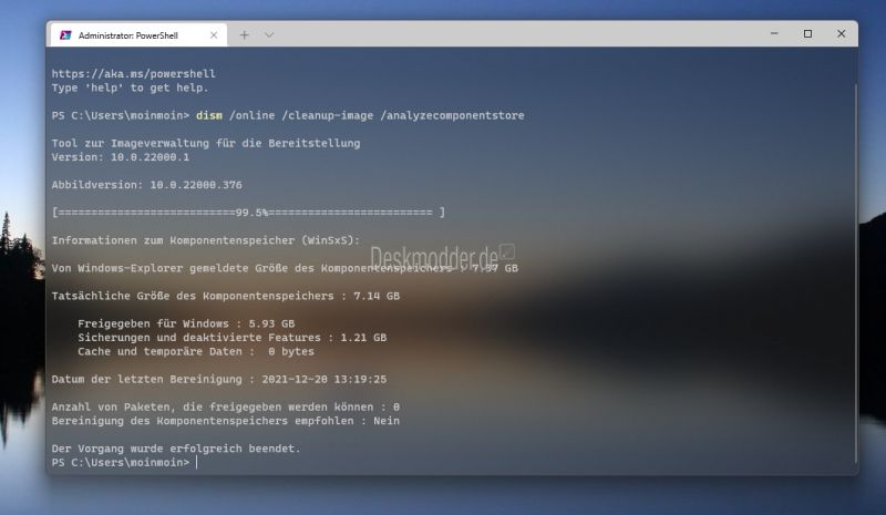 Datei:Komponentenspeicher bereinigen Windows 11.jpg