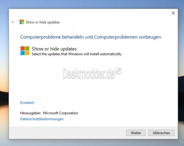 Gerätetreiber Treibersoftware über Windows Update deaktivieren Windows