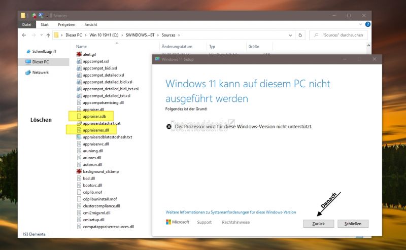 Datei:Windows 11 als Inplace Upgrade installieren trotz CPU und TPM Fehlermeldung 003.jpg