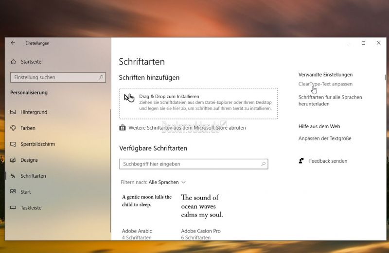 Datei:ClearType-Text anpassen Windows 10.jpg