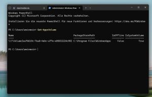 Mit Get-AppxVolume Speicherort fuer Apps und Spiele pruefen oder loeschen.jpg