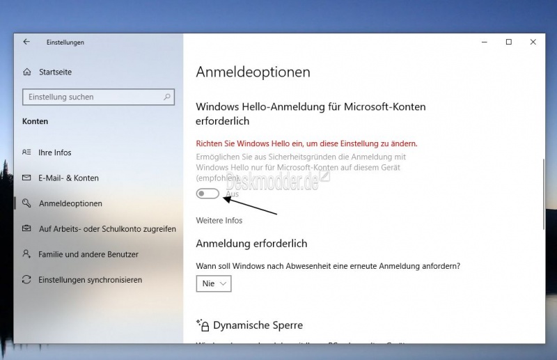 Datei:Anmeldeoptionen Pin entfernen Windows 10 -1.jpg